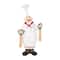 White Chef Kitchen Bottle Opener Holder Sculpture Set with Beer & Wine Bottle Accessories